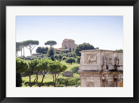 Framed Rome Landscape II Print