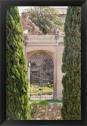 Framed Rome Landscape IV Print