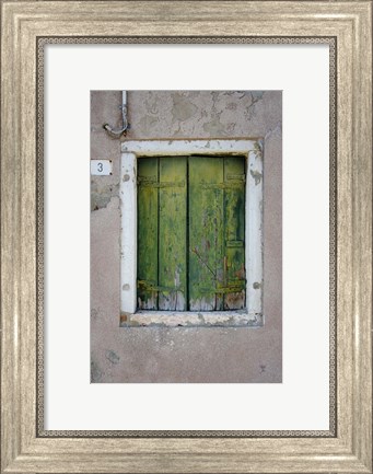 Framed Windows &amp; Doors of Venice III Print
