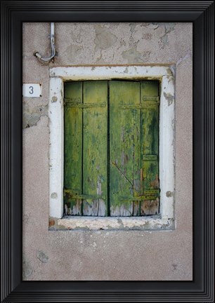 Framed Windows &amp; Doors of Venice III Print