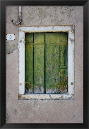 Framed Windows &amp; Doors of Venice III Print