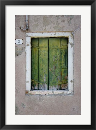 Framed Windows &amp; Doors of Venice III Print