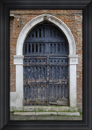 Framed Windows &amp; Doors of Venice V Print