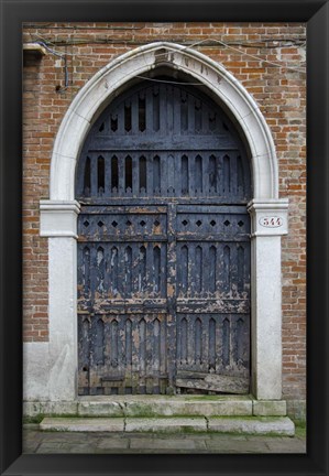 Framed Windows &amp; Doors of Venice V Print