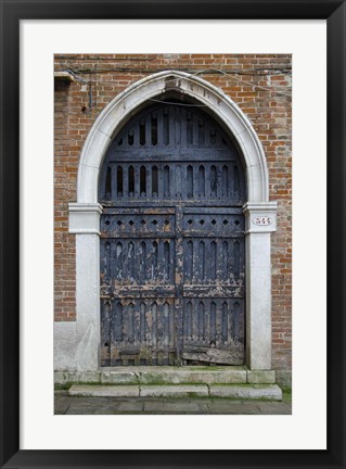 Framed Windows &amp; Doors of Venice V Print