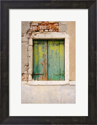 Framed Windows &amp; Doors of Venice VI Print