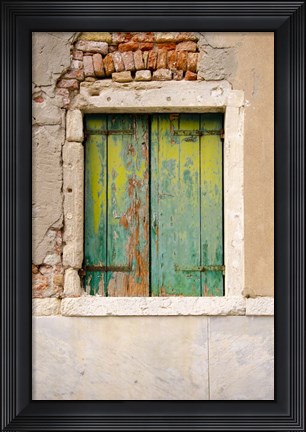 Framed Windows &amp; Doors of Venice VI Print