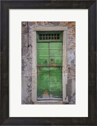 Framed Windows &amp; Doors of Venice VII Print