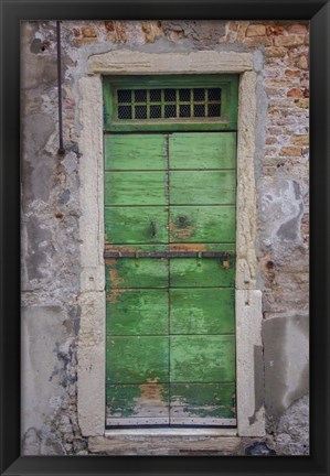 Framed Windows &amp; Doors of Venice VII Print