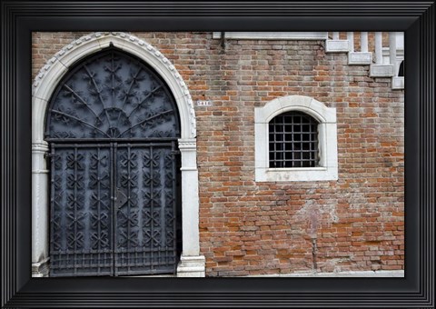 Framed Windows &amp; Doors of Venice VIII Print