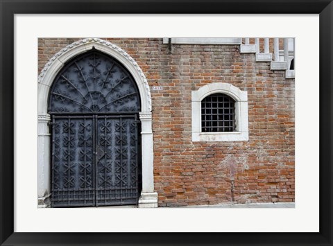 Framed Windows &amp; Doors of Venice VIII Print