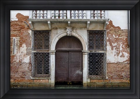 Framed Windows &amp; Doors of Venice X Print