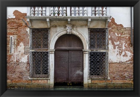 Framed Windows &amp; Doors of Venice X Print