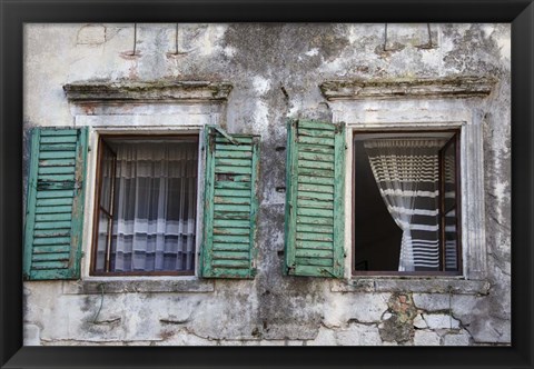 Framed Catching the Breeze - Kotor, Montenegro Print