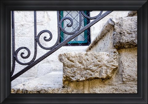 Framed Iron Detail I - Kotor, Montenegro Print