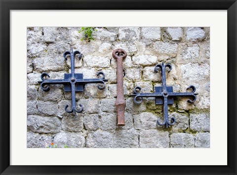 Framed Iron Detail II - Kotor, Montenegro Print