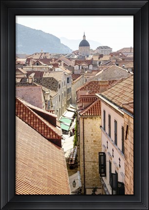 Framed Rooftops - Dubrovnik, Croatia Print