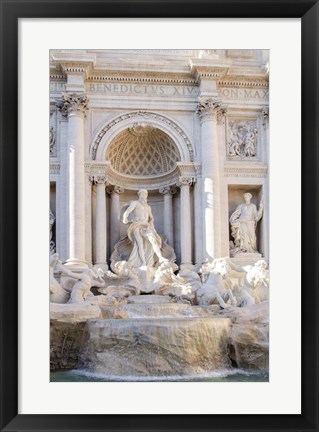 Framed Trevi Fountain in Afternoon Light I Print