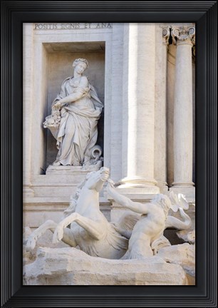 Framed Trevi Fountain in Afternoon Light II Print