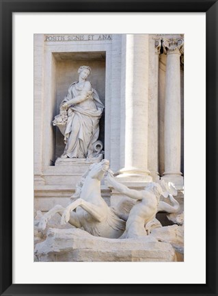 Framed Trevi Fountain in Afternoon Light II Print