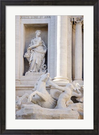 Framed Trevi Fountain in Afternoon Light II Print