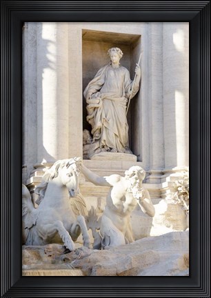 Framed Trevi Fountain in Afternoon Light III Print