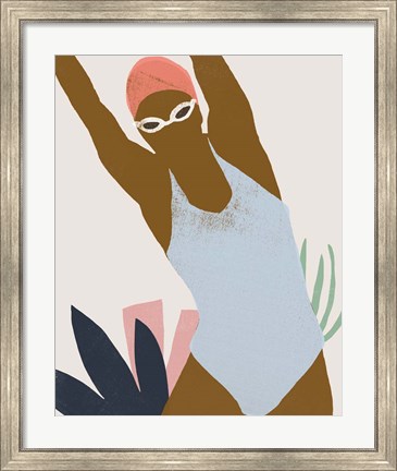 Framed Femme Moderne III Print