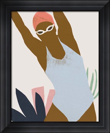 Framed Femme Moderne III Print