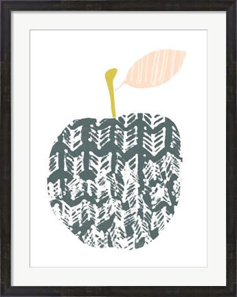 Framed Cut Paper Fruit II Print
