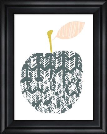 Framed Cut Paper Fruit II Print