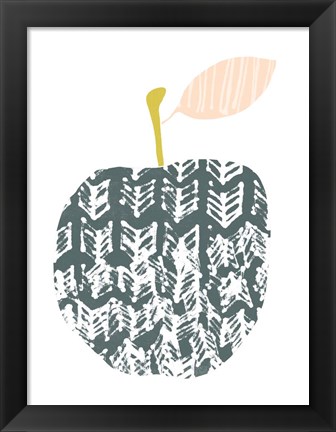 Framed Cut Paper Fruit II Print