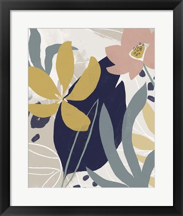 Framed Paper Garden II Print