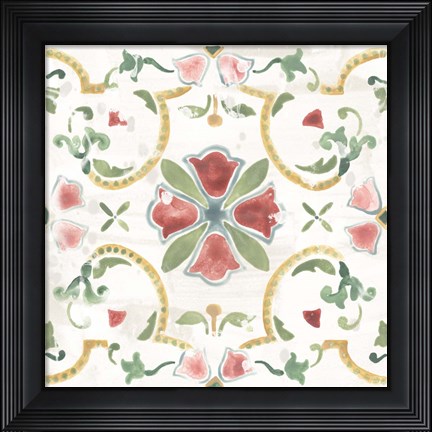 Framed Boho Tile VI Print
