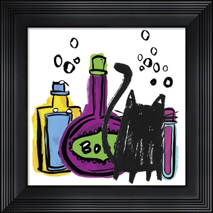 Framed Toilin&#39; Trouble I Print