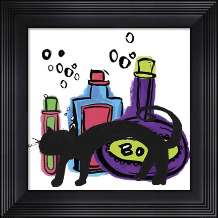 Framed Toilin&#39; Trouble II Print
