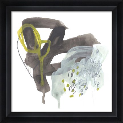 Framed Moon Drop II Print