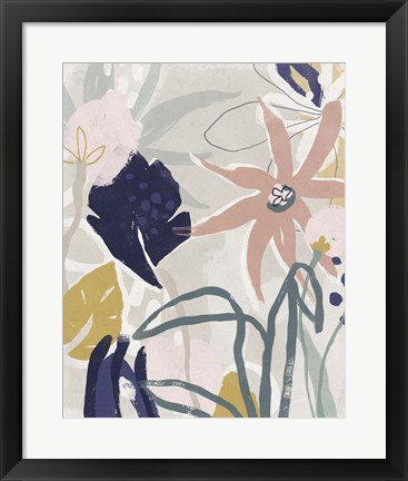 Framed Garden Jumble I Print