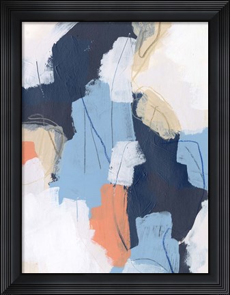 Framed Network Connection I Print