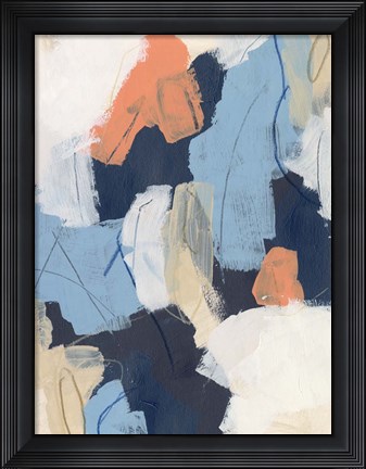 Framed Network Connection II Print