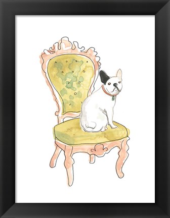 Framed Petite Chien IV Print