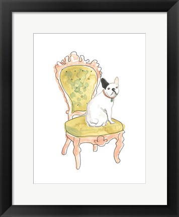 Framed Petite Chien IV Print
