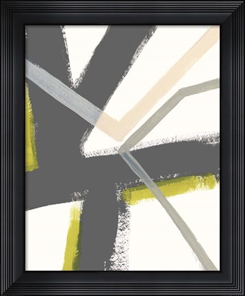 Framed Linear Pulse III Print