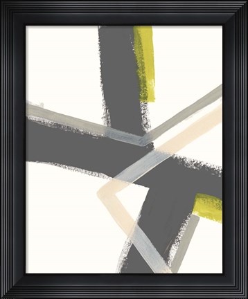Framed Linear Pulse IV Print