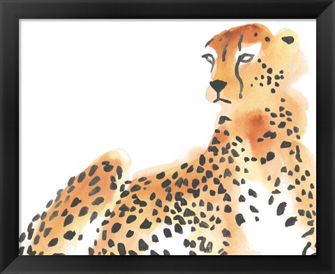 Framed Majestic Cheetah I Print