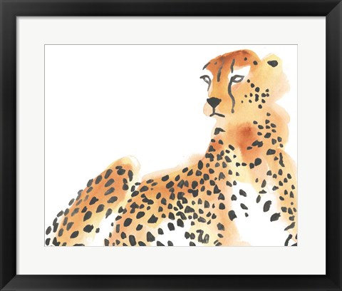 Framed Majestic Cheetah I Print