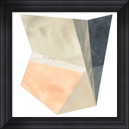 Framed Marble Origami IV Print