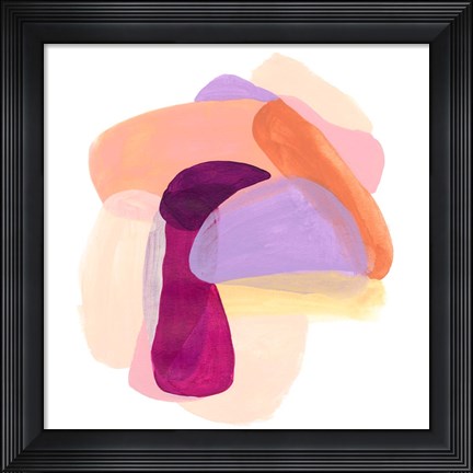 Framed Piquant Forms II Print