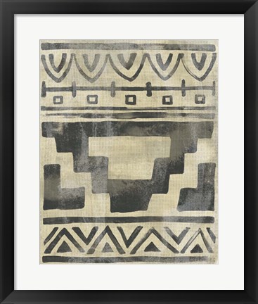 Framed Bazaar Motif I Print