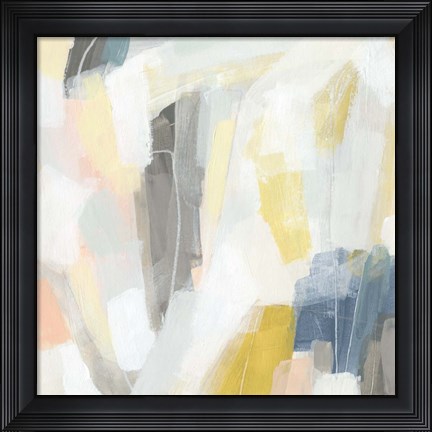 Framed Fractal Pastel I Print