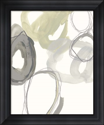 Framed Stone Circles II Print